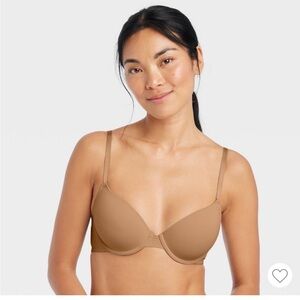 Women's Lightly Lined Demi T-Shirt Bra - Auden Caramel 34B